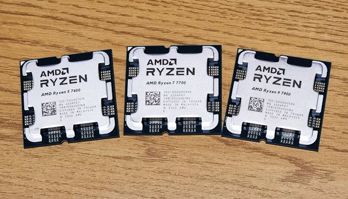 The AMD Ryzen 9 7900, Ryzen 7 7700, and Ryzen 5 7600 Review
